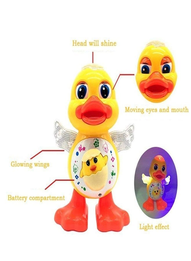 BlackZone Dancing Duck with Music Flashing Lights and Real Dancing Action for Infants,Babies,Kids (Dancing Duck Yellow) - Image 3